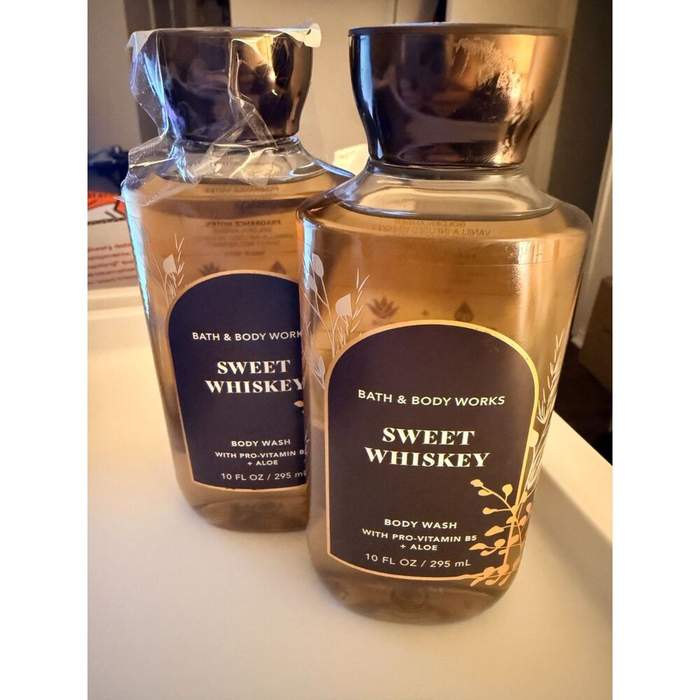 NEW Bath & Body Works Sweet Whiskey Body Wash x 2 Full Size